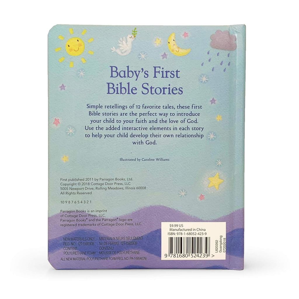 Baby'S First Bible Stories Padded Board Book - Gift for Easter, Christmas, Communions, Newborns, Birthdays, Beginner Bible