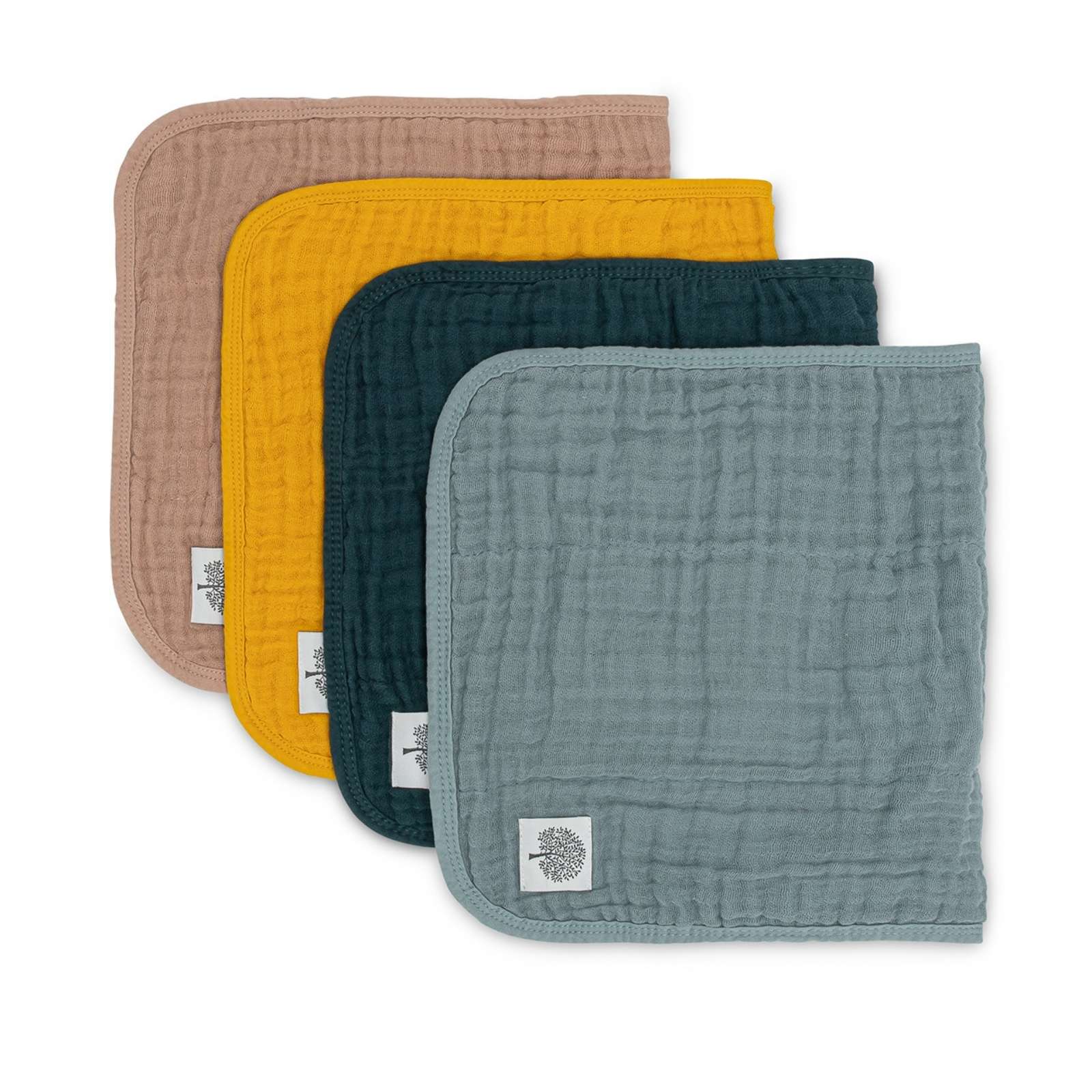 Dune Set — Muslin Burp Cloths (4 Pack)