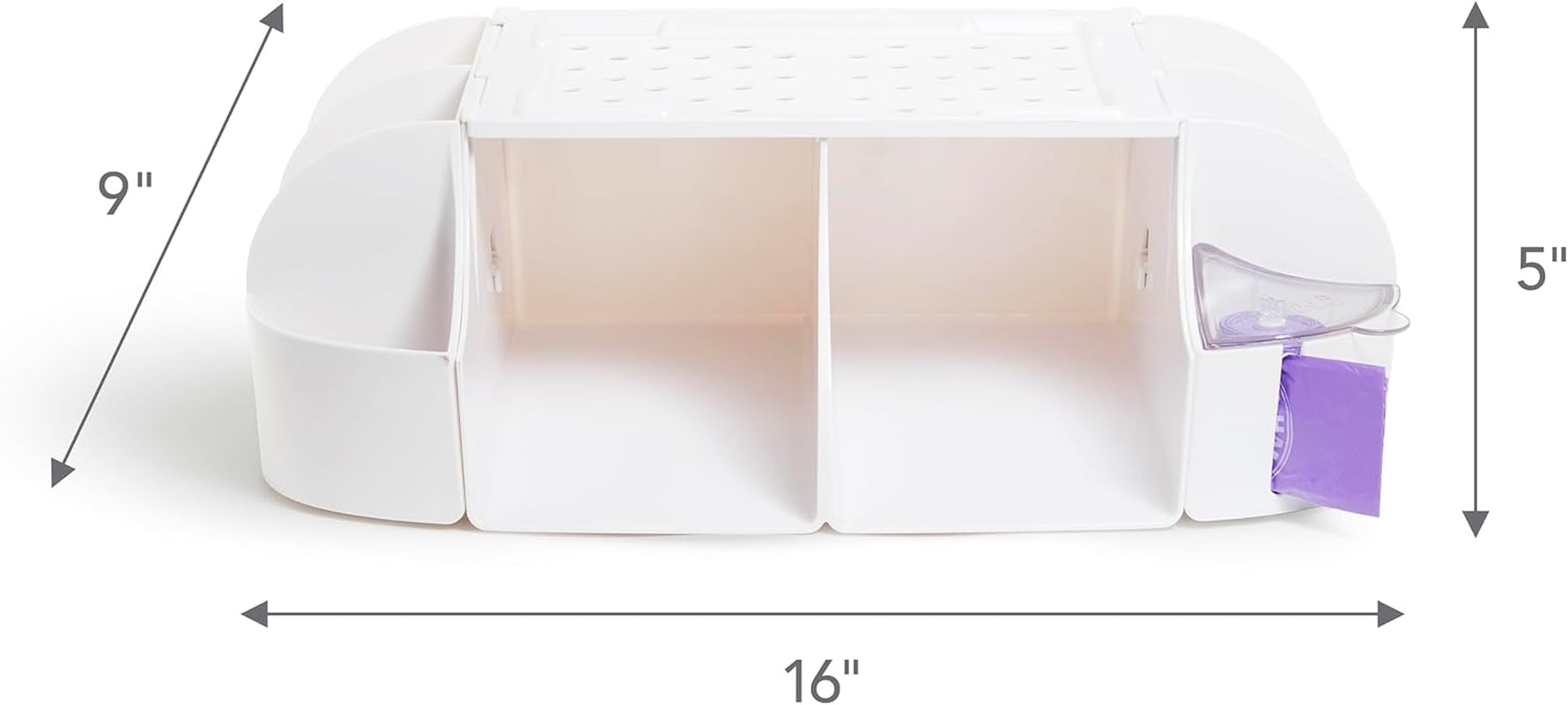 ® Diaper Change Organizer, Green/White
